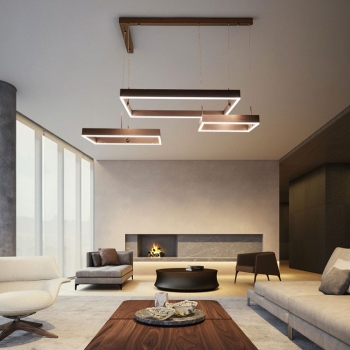 Đèn LED vuông hiện đại trang trí nội thất DL 023